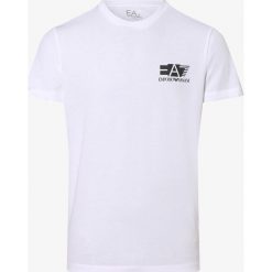 EA7 Emporio Armani - T-shirt męski, biały. Białe t-shirty męskie m, z nadrukiem. Za 329,95 zł.