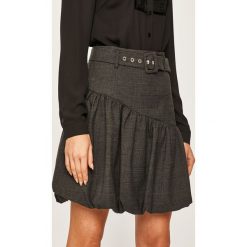 Pinko - Spódnica. Szare spódniczki damskie Pinko, w paski, z elastanu, casualowe, z podwyższonym stanem, midi, proste. W wyprzedaży za 699,90 zł.
