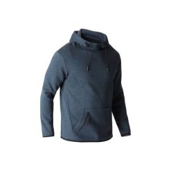 Bluza z kapturem Gym & Pilates 560 męska. Szare bluzy męskie marki DOMYOS, s, z bawełny, z kapturem. W wyprzedaży za 79,99 zł.