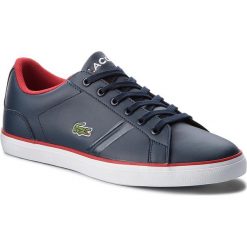 Trampki chłopięce: Sneakersy LACOSTE – Lerond 218 2 Caj 7-35CAJ0016144 Nvy/Red