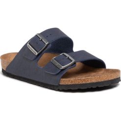 Klapki BIRKENSTOCK - Arizona Bs 1018173 Saddle Matt Navy. Niebieskie klapki męskie Birkenstock, bez wzorów, ze skóry ekologicznej. Za 289,00 zł.