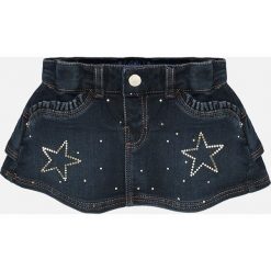 Mayoral - Spódnica dziecięca 80-98 cm. Niebieskie spódniczki dziewczęce Mayoral, z aplikacjami, z elastanu, mini, rozkloszowane. Za 106,90 zł.