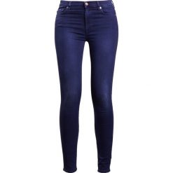 7 for all mankind HIGHTWAIST Jeans Skinny Fit indigo. Niebieskie jeansy damskie relaxed fit marki 7 for all mankind, z bawełny. W wyprzedaży za 587,30 zł.