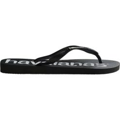 HAVAIANAS TOP LOGOMANIA > H4144264-0090P. Klapki męskie Havaianas, w paski, z gumy. W wyprzedaży za 69,99 zł.