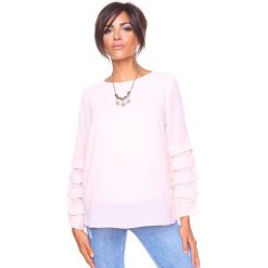 Bluzki damskie: Koszulka „Estelle” w kolorze jasnoróżowym
