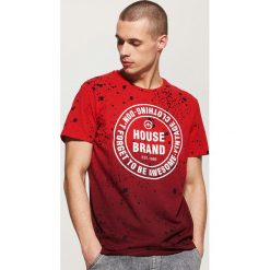 T-shirt Czerwony. Czerwone t-shirty męskie marki House, m. Za 39,99 zł.