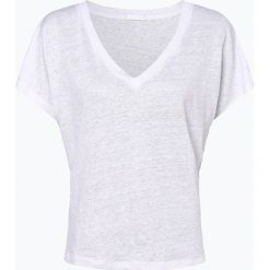 Drykorn - Damski T-shirt z lnu – Svana, czarny. Czarne t-shirty damskie marki DRYKORN, l, bez wzorów, ze lnu, bez kołnierzyka. Za 349,95 zł.