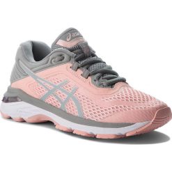 Buty ASICS - GT-2000 6 T855N Frosted Rose/Stone Grey 700. Różowe buty damskie do biegania marki Asics, ze skóry ekologicznej. W wyprzedaży za 399,00 zł.
