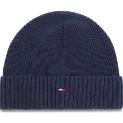 Czapka TOMMY HILFIGER - Pima Cotton Cashmere AM0AM03983 413. Niebieskie czapki męskie TOMMY HILFIGER, z bawełny. Za 129,00 zł.