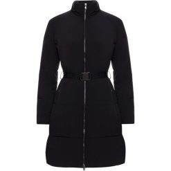 Płaszcz zimowy Emporio Armani 6G2L68 2NUHZ 0999. Czarne płaszcze damskie Emporio Armani, na zimę, l, bez wzorów, z elastanu. W wyprzedaży za 1049,00 zł.