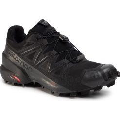 Buty SALOMON - Speedcross 5 406840 Black/Black/Phantom. Czarne buty sportowe męskie Salomon, z tworzywa sztucznego, bez zapięcia, do biegania, salomon speedcross. Za 569,00 zł.