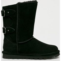 Bearpaw - Śniegowce Clara. Czarne śniegowce damskie Bearpaw, z wełny, bez zapięcia. W wyprzedaży za 429,90 zł.