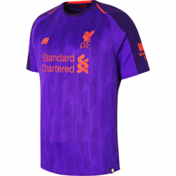 Koszulka Liverpool Away - MT830019DV. Koszulki męskie New Balance, xxl, z haftami, z poliesteru, bez kołnierzyka, bez rękawów, do piłki nożnej. W wyprzedaży za 209,99 zł.
