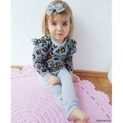 Komplet leopard skin. Szare bluzy niemowlęce Pakamera, bez wzorów, bez rękawów, bez kaptura. Za 125,00 zł.
