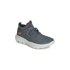 Buty Skechers GO WALK EVOLUTION ULTRA TURBO. Szare trampki męskie Skechers, bez wzorów, bez zapięcia. Za 216,30 zł.