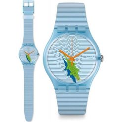 Zegarek SWATCH Zegarek damski Swatch SUOS107. Niebieskie zegarki damskie marki Swatch. Za 240,87 zł.