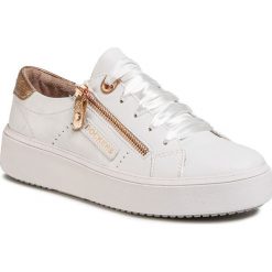 Sneakersy DOCKERS - 44NA205-610593 White/Rose. Białe półbuty damskie DOCKERS, ze skóry ekologicznej. Za 259,00 zł.