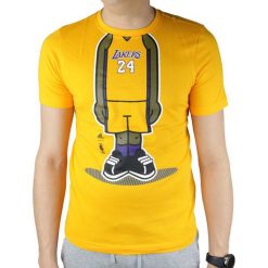 Koszulka chłopięca Youth Gfx Pl La Lakers Tee żółta r. 164 (G77938). Żółte t-shirty chłopięce Adidas, bez wzorów, bez rękawów. Za 86,70 zł.