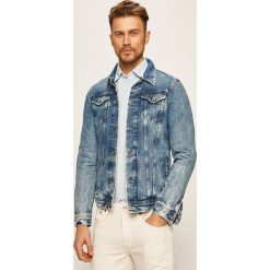Pepe Jeans - Kurtka jeansowa Belife. Niebieskie płaszcze męskie Pepe Jeans, xl, bez wzorów, z bawełny, krótkie, bez kaptura. Za 479,90 zł.