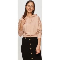 Brave Soul - Bluza. Różowe bluzy damskie Brave Soul, s, bez wzorów, z bawełny, bez rękawów, z kapturem. Za 69,90 zł.