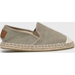 Cross Jeans - Espadryle. Szare espadryle damskie Cross Jeans, bez wzorów, z jeansu, bez obcasa, na obcasie. W wyprzedaży za 69,90 zł.