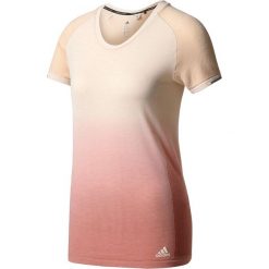 Bluzki damskie: koszulka do biegania damska ADIDAS PRIMEKNIT WOOL DIP-DYE TEE / AZ2896 - PRIMEKNIT WOOL TEE