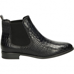 Botki - 995003 BLU252. Czarne botki damskie skórzane Venezia. Za 249,00 zł.