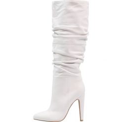 Buty zimowe damskie: Steve Madden CARRIE Kozaki na obcasie white