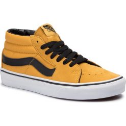 Sneakersy VANS - Sk8-Mid VN0A3WM3VYJ1 Mango Mojito/True White. Żółte półbuty damskie Vans, ze skóry. W wyprzedaży za 269,00 zł.