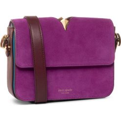 Torebka KATE SPADE - Mystery Suede Small Shoulder Bag PXRUB212 Brybltzmul 382. Fioletowe listonoszki damskie Kate Spade, bez wzorów, ze skóry, bez dodatków. W wyprzedaży za 1249,00 zł.