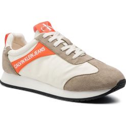 Sneakersy CALVIN KLEIN JEANS - Jerrold S0615 Multi Off White. Brązowe sneakersy męskie Calvin Klein Jeans, bez zapięcia. W wyprzedaży za 339,00 zł.