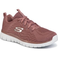 Buty SKECHERS - Get Connected 12615/MVE Mauve. Różowe buty sportowe damskie Skechers, bez wzorów, z tworzywa sztucznego, sportowe, na fitness i siłownię. Za 219,00 zł.