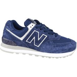 New Balance WL574EY buty sneakers, buty sportowe damskie granatowe 41. Buty sportowe damskie New Balance, bez wzorów, ze skóry, sportowe, trekkingowe, New Balance 574. Za 349,99 zł.
