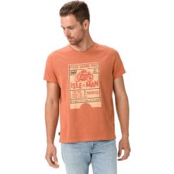 Pepe Jeans Graf Koszulka Pomarańczowy. Pomarańczowe podkoszulki męskie Pepe Jeans, m, z nadrukiem, z bawełny, bez kołnierzyka, z krótkim rękawem, krótkie. Za 175,95 zł.