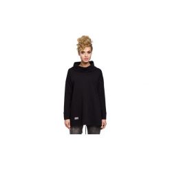 Bluzy Moe M260 Bluza oversize z kominem i kieszenią. Czarne bluzy damskie marki Moe, s. Za 99,00 zł.