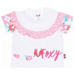 2Be3 T-Shirt Dziewczęcy Foxy 74 Biały/Różowy. Różowe bluzki dziewczęce marki 2Be3. Za 35,00 zł.
