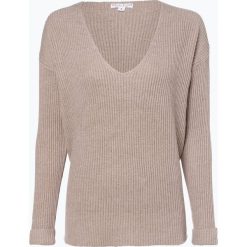 Marie Lund - Sweter damski, beżowy. Brązowe swetry klasyczne damskie Marie Lund, m, z dzianiny, z dekoltem w serek. Za 229,95 zł.
