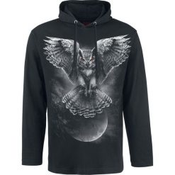 Bluzy męskie: Spiral Wings Of Wisdom Bluza z kapturem czarny