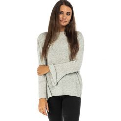 Swetry damskie: Sweter w kolorze jasnoszarym