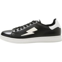 Trampki męskie: Neil Barrett THUNDERBOLT TENNIS Tenisówki i Trampki black/white
