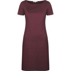 Patrizia Pepe Sukienka. Sukienki damskie Patrizia Pepe, bez wzorów, z okrągłym kołnierzem, z krótkim rękawem, krótkie, mini, dopasowane. Za 379,00 zł.