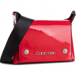 Torebka CALVIN KLEIN - Snap Sml Flap Crossbody P K60K604932 640. Czerwone listonoszki damskie Calvin Klein, ze skóry ekologicznej. Za 399,00 zł.