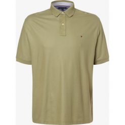 Tommy Hilfiger - Męska koszulka polo, zielony. Zielone koszulki męskie TOMMY HILFIGER, xl, bez wzorów, eleganckie, bez rękawów. Za 299,95 zł.