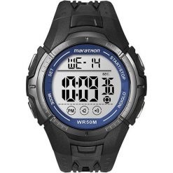 Timex Marathon T5K359. Czarne zegarki męskie marki Timex. W wyprzedaży za 120,00 zł.