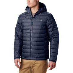 Kurtka Columbia Powder Lite Plus size 1693932468 - granatowy. Niebieskie kurtki męskie Columbia, xl, bez wzorów, bez kaptura. Za 538,99 zł.