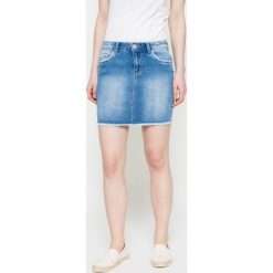 Only - Spódnica. Szare minispódniczki ONLY, z bawełny, dopasowane. W wyprzedaży za 59,90 zł.