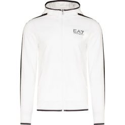 Bluza EA7 EMPORIO ARMANI. Białe bluzy męskie EA7 Emporio Armani, bez wzorów, z bawełny, z kapturem, bez rękawów, z kapturem. Za 510,00 zł.