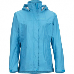 Marmot Wm's Precip Jacket Oceanic Xl. Niebieskie kurtki sportowe damskie marki Marmot, l. W wyprzedaży za 379,00 zł.