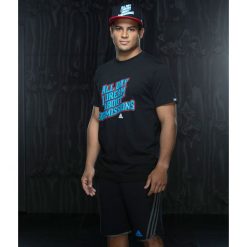 T-shirty męskie: Adidas Leisure T-shirt – mężczyźni – blue_s