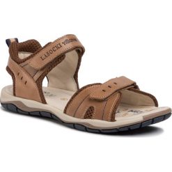 Sandały LASOCKI YOUNG - CI12-2625-02 Brown. Pomarańczowe sandały chłopięce Lasocki Young, ze skóry, bez zapięcia. Za 99,99 zł.